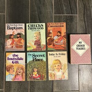 My Church Teaches 1978 USA Kids Books Homeschool Southern Publishing Easy Reads